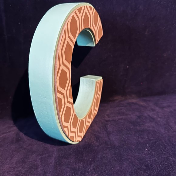 Max Studio Home Woodec Letter "C" Accent Decor - Picture 2 of 4
